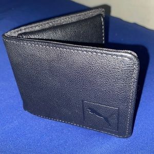 Puma Black Leather Wallet